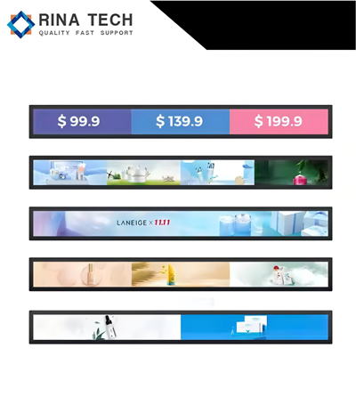 LCD cho'zilgan chiziq ekran